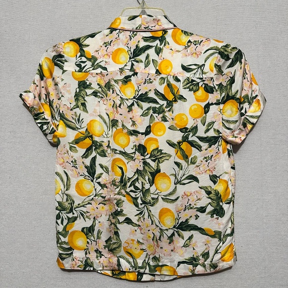 By Anthropologie Lemon Pajama Top - size XXS - Picture 4 of 6